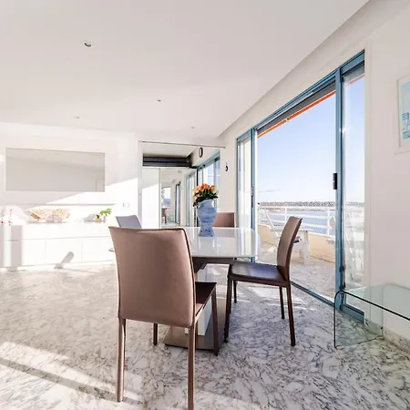 Place In Les Pins, Premium, Sea View, Sleeps 6 Lägenhet Juan-les-Pins