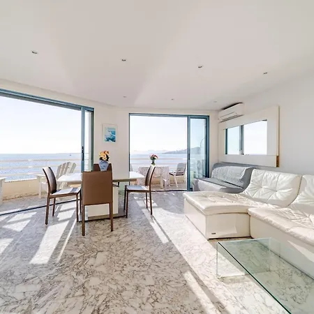 Les Pins, Premium, Sea View, Sleeps 6 公寓 胡安莱潘